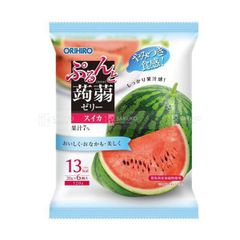 ORIHIRO- Thạch mềm vị dưa hấu 20gx6 chiếc