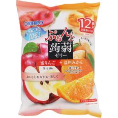 ORIHIRO- Thạch mềm vị táo và quýt Ôn Châu 20gx12c