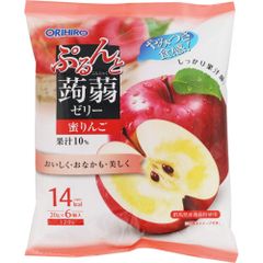ORIHIRO- Thạch mềm vị táo đỏ 20gx6 chiếc