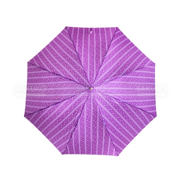 ONISHI IRYO- Ô CÁN DÀI CẢN GIÓ 60CM (CHẤM BI-TÍM)