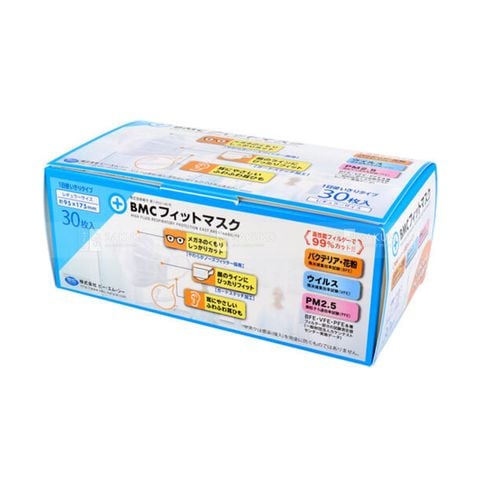 BMC- Khẩu trang vải không dệt cỡ thường 30 chiếc