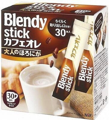 AGF- Cà phê hòa tan Blendy Stick ít ngọt 30 thanh