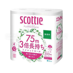 SCOTTIE- Giấy vệ sinh 4 cuộn 2 lớp không mùi