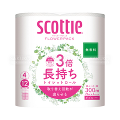 SCOTTIE- Giấy vệ sinh 4 cuộn 2 lớp không mùi
