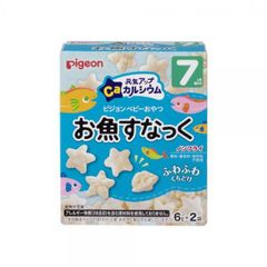 PIGEON- Bánh ăn dặm canxi vị cá mòi 7 tháng 12g