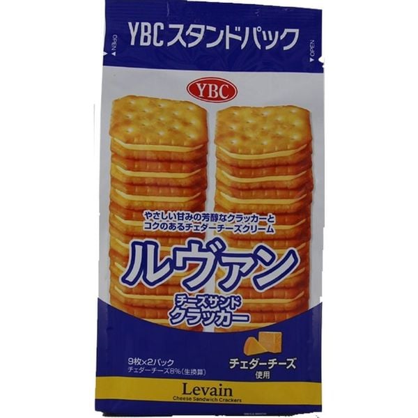 YBC- Bánh quy kem vị phô mai Levain 18 cái