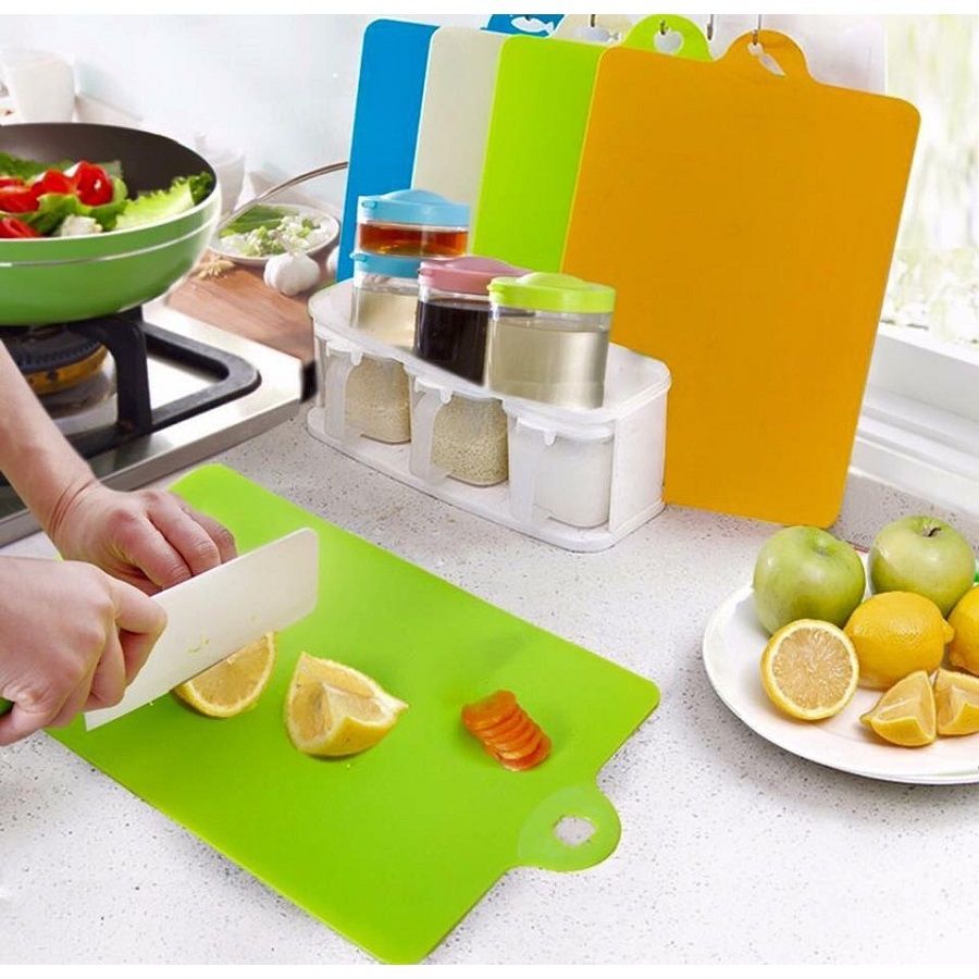 INOMATA- Bộ thớt dẻo thái rau củ thịt cá 4 chiếc – Siêu Thị Nhật Bản