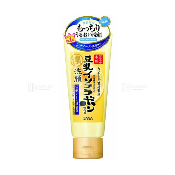 SANA- Sữa rửa mặt dưỡng ẩm da 180g chiết xuất đậu hũ