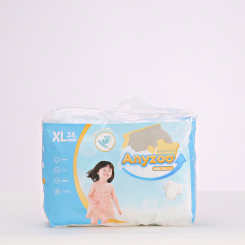 ANYZOO- Bỉm quần XL 38 miếng