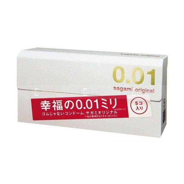 SAGAMI- Bao cao su Original 0.01 (5 chiếc)