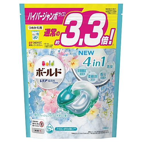 P&G- Viên giặt 4D Gel hương hoa tươi mát 39 viên