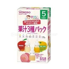 WAKODO- Trà trái cây dạng bột 5 tháng tuổi 5gx6gói