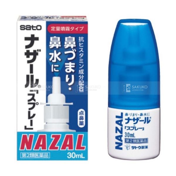 SATO- Xịt mũi hỗ trợ điều trị xoang Nazal 30ml