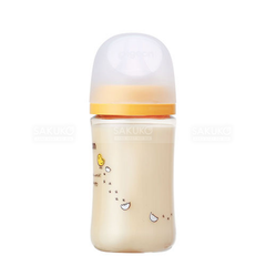 PIGEON- Bình sữa nhựa cổ rộng hình gà con 240ml