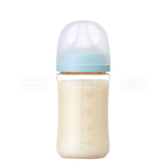 PIGEON- Bình sữa nhựa cổ rộng hình hoa 240ml