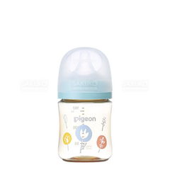 PIGEON- Bình sữa nhựa cổ rộng hình hoa 160ml