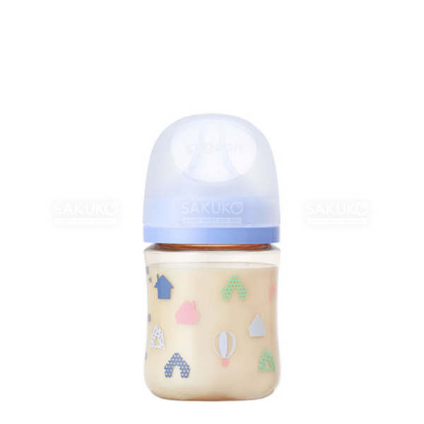 PIGEON- Bình sữa nhựa cổ rộng hình ngôi nhà 160ml