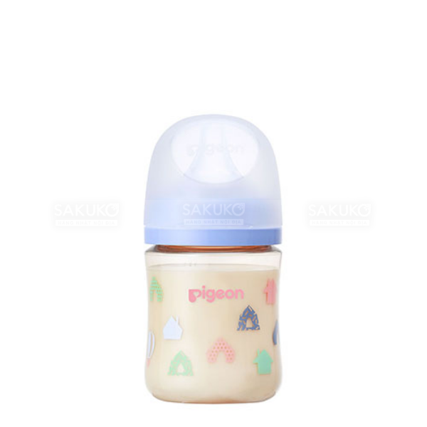PIGEON- Bình sữa nhựa cổ rộng hình ngôi nhà 160ml