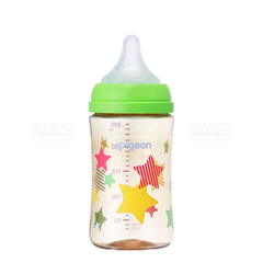 PIGEON- Bình sữa nhựa cổ rộng hình ngôi sao 240ml
