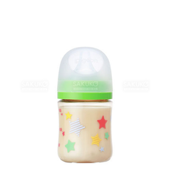 PIGEON- Bình sữa nhựa cổ rộng hình ngôi sao 160ml