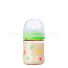 PIGEON- Bình sữa nhựa cổ rộng hình ngôi sao 160ml
