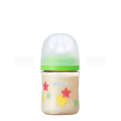 PIGEON- Bình sữa nhựa cổ rộng hình ngôi sao 160ml