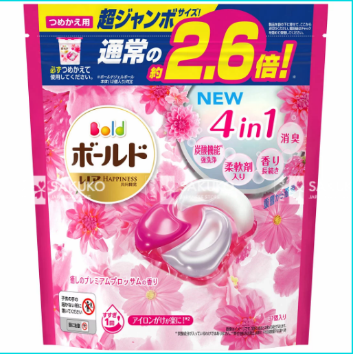 P&G- Viên giặt 4D Gel hương hoa ngọt ngào 31 viên