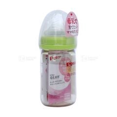 PIGEON- Bình sữa nhựa cổ rộng màu xanh lá 160ml
