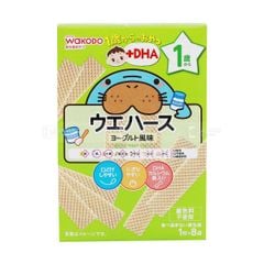 WAKODO- Bánh bổ sung DHA sữa chua 1 tuổi