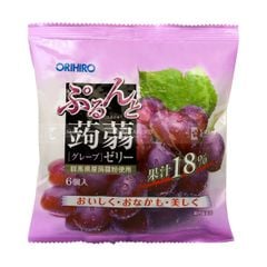 ORIHIRO- Thạch mềm vị nho tím 20gx6 chiếc