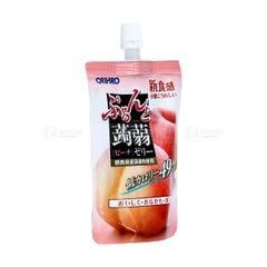 ORIHIRO- Thạch mềm vị đào túi 130g