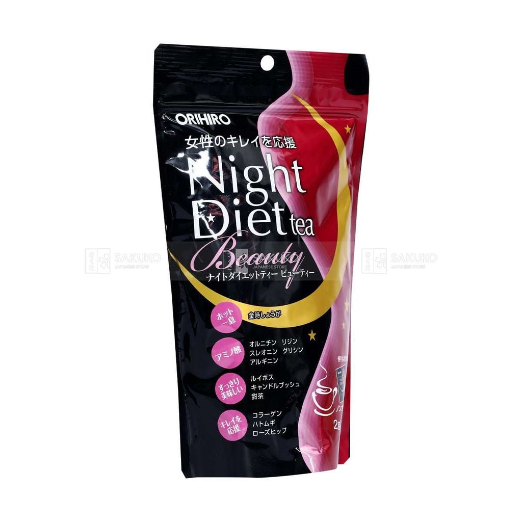 ORIHIRO- Trà giảm cân ban đêm Beauty (2gx16 gói)