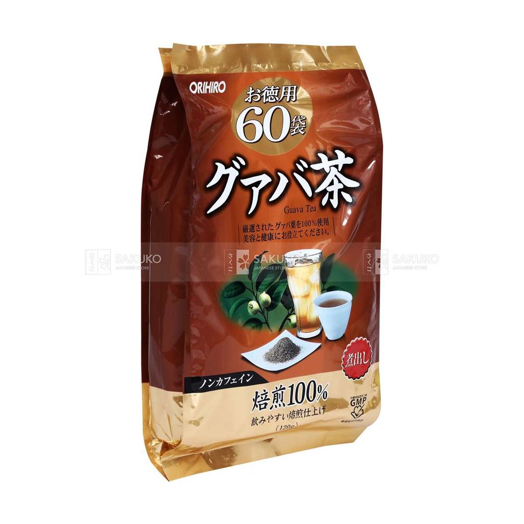 ORIHIRO- Trà lá ổi nguyên chất 100% (2gx60 túi)