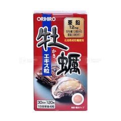 ORIHIRO- Viên bổ sung kẽm chiết xuất hàu tươi 120v