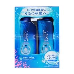 P&G-Bộ gội xả H.S Moisture cho da đầu khô(370+370)