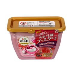 P&G- Viên giặt xả gel 3D Bold hộp hồng 17v