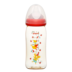 PIGEON- Bình sữa cổ rộng hình dâu tây 240ml