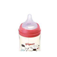 PIGEON- Bình sữa mô phỏng tự nhiên hình gấu 160ml