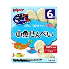 PIGEON- Bánh ăn dặm bổ sung canxi cá mòi 6 tháng