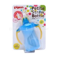 PIGEON- Bình tập uống màu xanh da trời 150ml