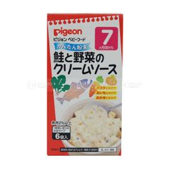 PIGEON- Bột súp kem cá hồi rau củ 7 tháng 6 gói