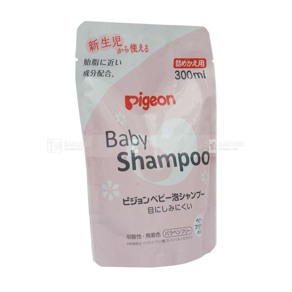 PIGEON- Dầu gội sơ sinh hương hoa túi 300ml