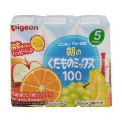 PIGEON-Nước ép rau quả tổng hợp lốc 3 125ml