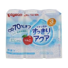 PIGEON- Nước uống ion điện giải vị táo 3 hộpx125ml