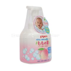 PIGEON-Sữa tắm gội trẻ sơ sinh c.xuất lá đào 450ml