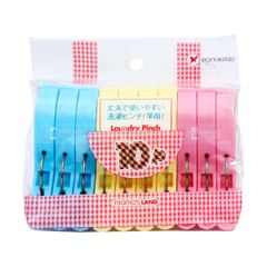 PONYKASEI- Kẹp quần áo 3 màu 10 chiếc