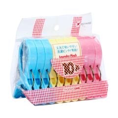 PONYKASEI- Kẹp quần áo 3 màu 10 chiếc