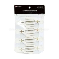 PONYKASEI- Kẹp quần áo WS-002- Màu trắng 8 chiếc
