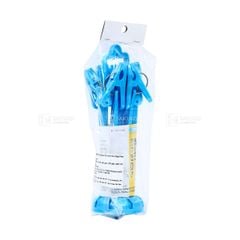 PONYKASEI- Móc phơi đồ mini màu trắng 8 kẹp W-004
