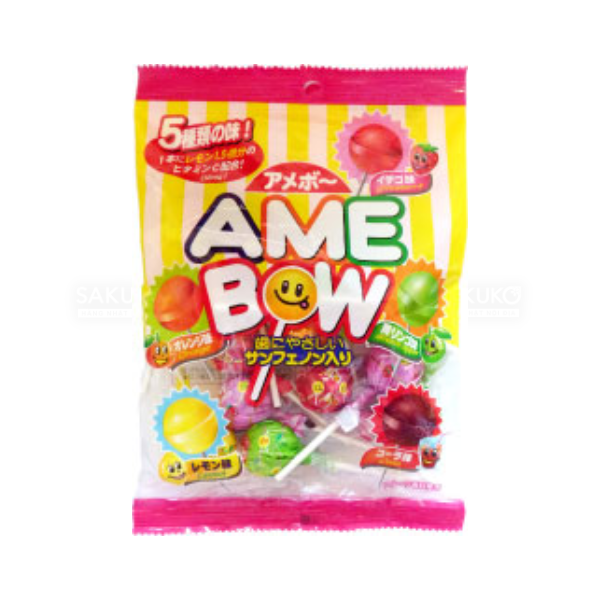 RIBON- Kẹo mút Amebow 5 vị mix 11 chiếc (120g)